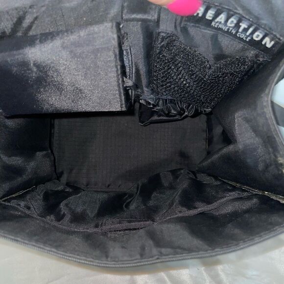 Kenneth Cole Nylon Backpack Black Medium - Picture 7 of 8